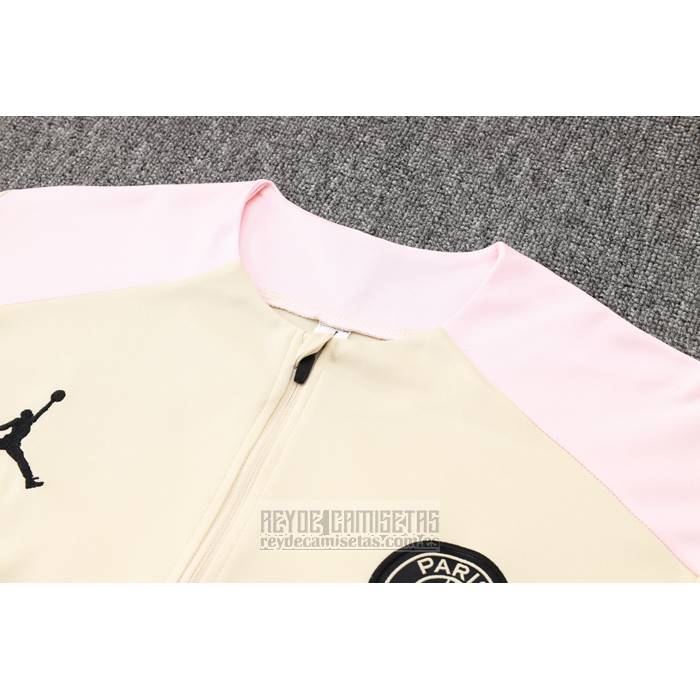 Chandal de Sudadera del Paris Saint-Germain Jordan Nino 2024-2025 Amarillo